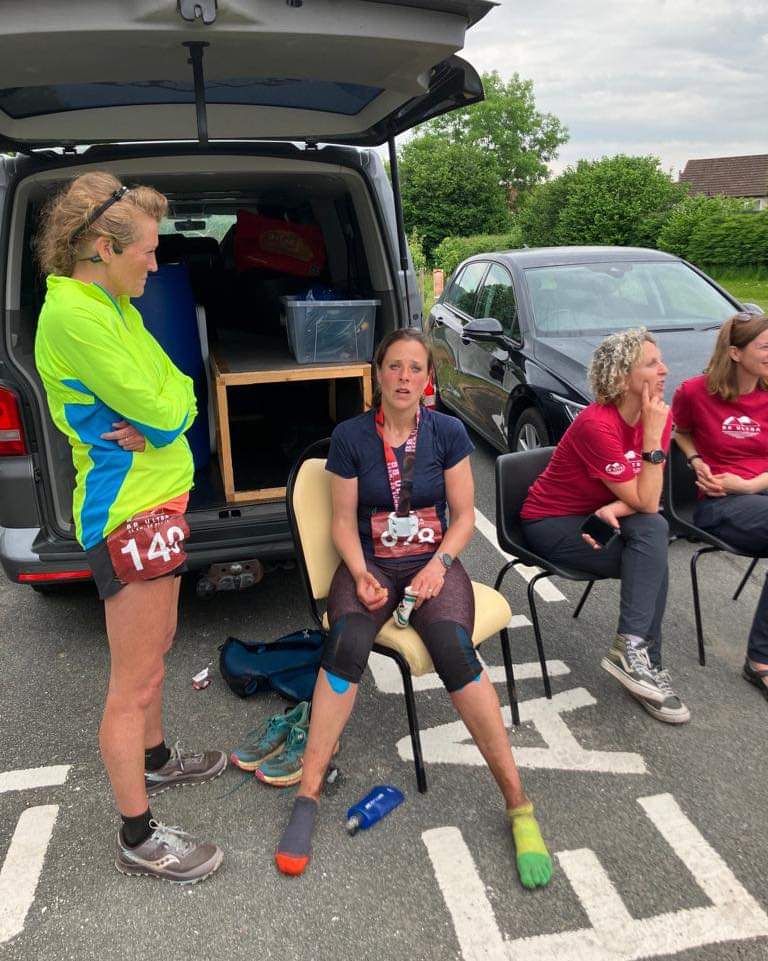 Loes finishing BB Ultra